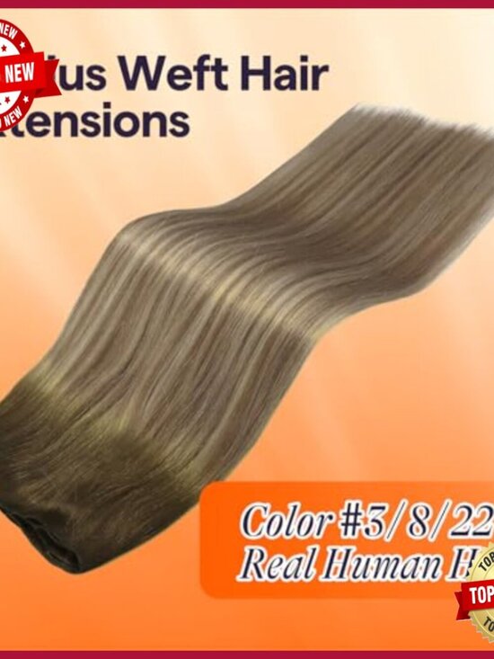 Remy Human Hair Extensions 22 Inch Straight Sew In Weft 60g
